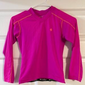 PINK YOUTH SMALL COOLIBAR RASHGUARD UPF 50+
